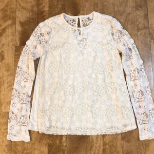 Women’s size small Hollister lace long sleeve top